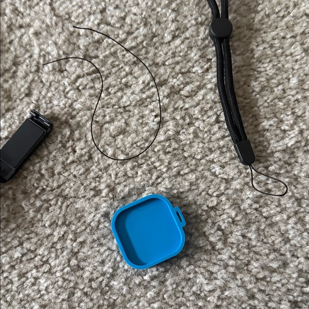 NWT: Blue Silicone Go Pro Hero 9/10/11/12 Camera Case with Accessories